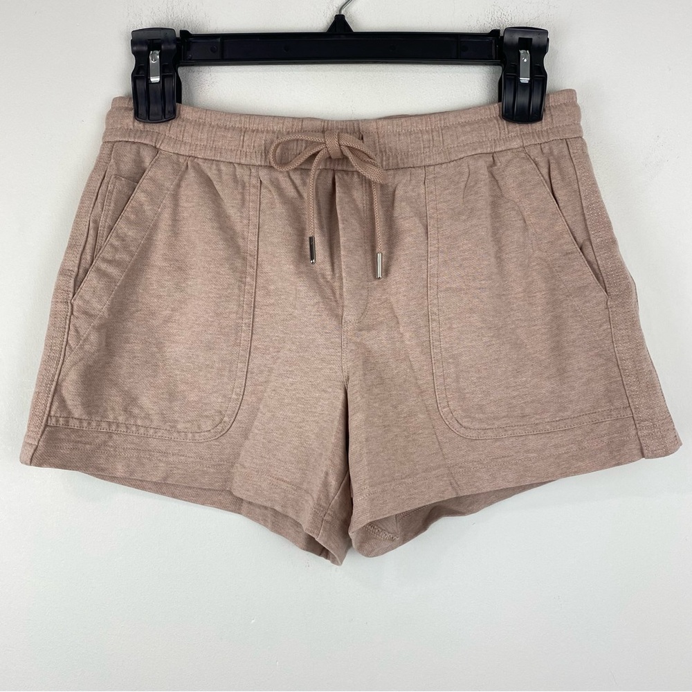 Athleta size 10 Women’s Pink Farfallon Heathered Athletic Active Shorts
